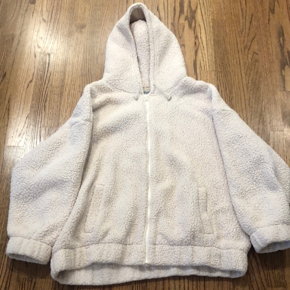 Aerie XL comfy fleece hoodie. Jersey lining